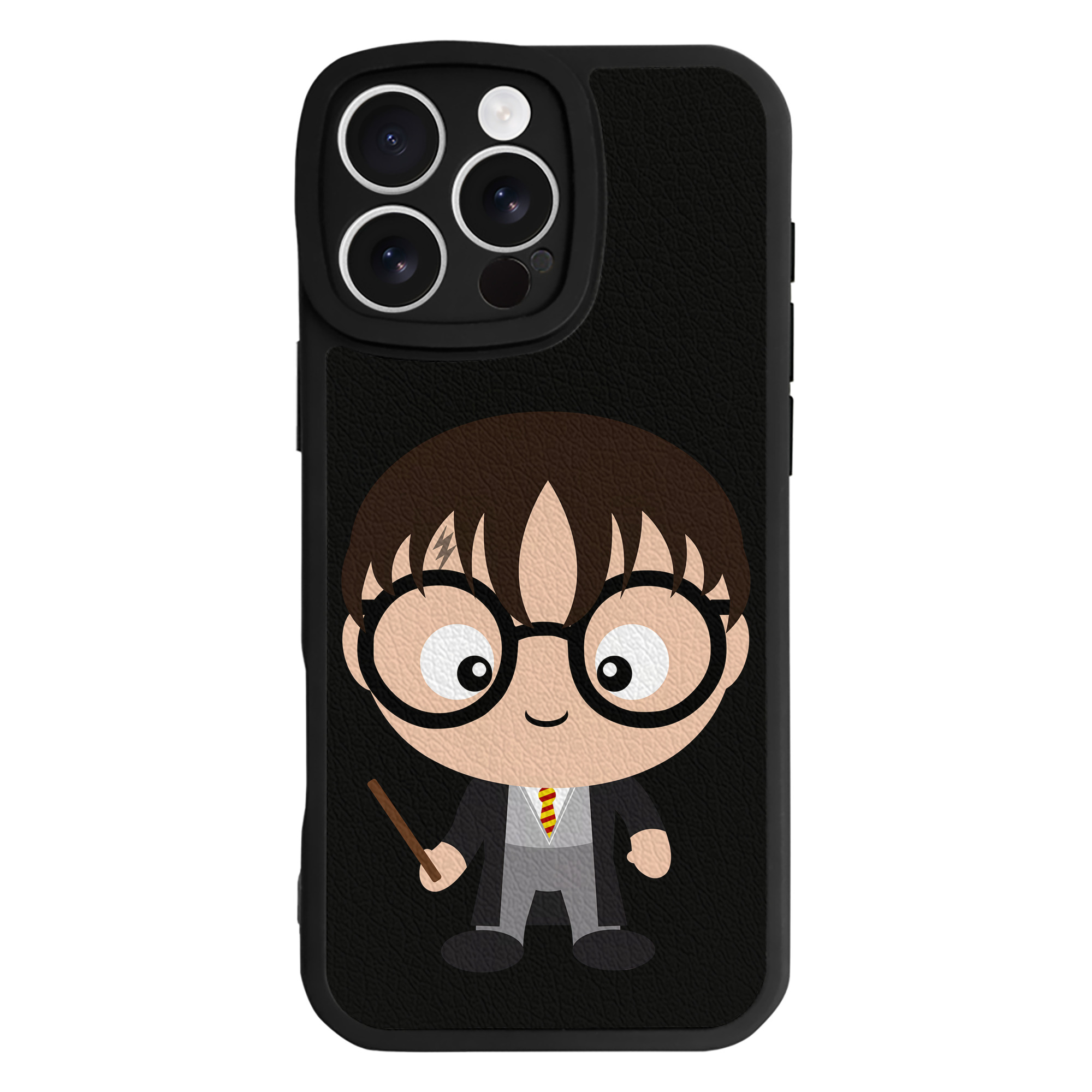 （画像用） Harry Potter ハリー・ポッターシリーズ 【iPhone 16シリーズ対応】シリコンスマホケース（レザー調） 材質：シリコン